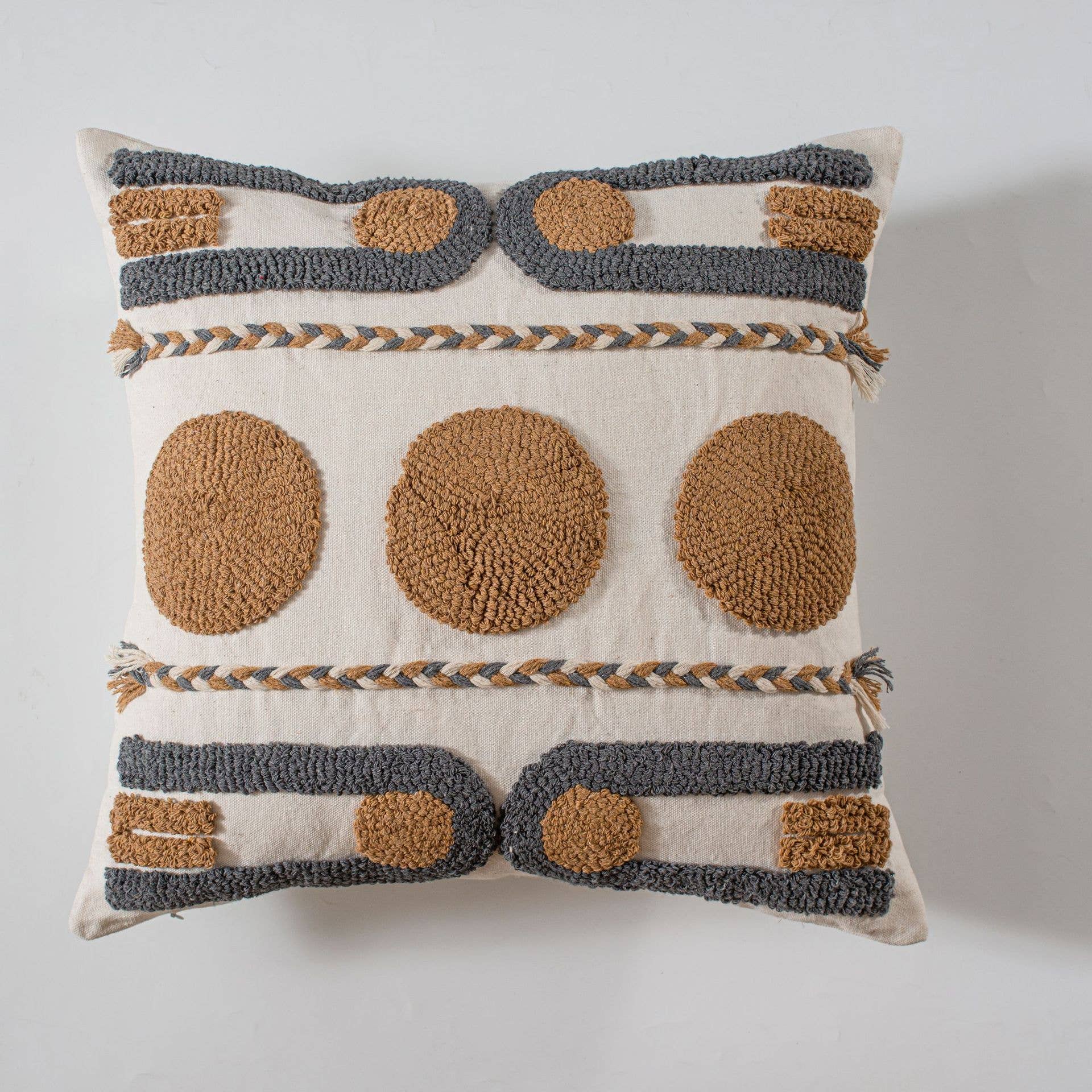 MULTI FLEECE PATTERNED COZY PILLOW COVER_CWMM0034