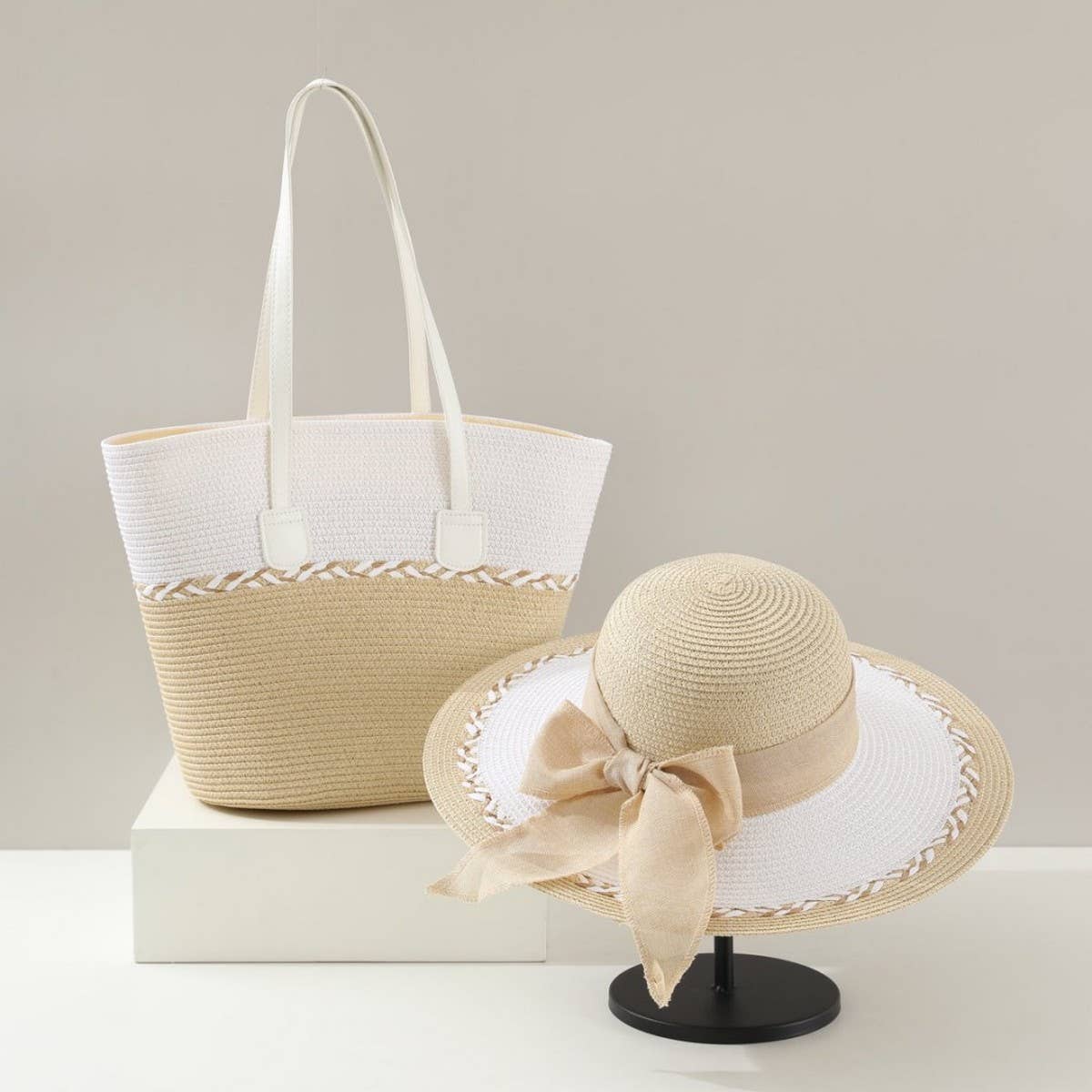 SUMMER ALSO EDITS VACATION FASHION STRAW HAT_CWAH3468