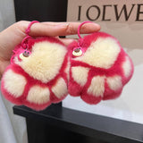 STRAWBERRY BEAR PAW BACKPACK PENDANT KEYCHAIN_CWMM2520