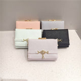 SOLID COLOR SMALL FRESH PENDANT SHORT WALLET_CWAB2565