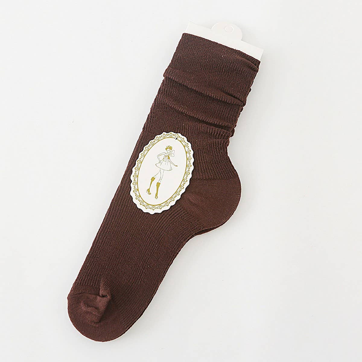 AUTUMN AND WINTER SOLID COLOR RETRO STOCKINGS_CWMS0982