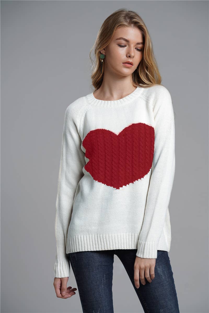 Valentines Day Turtleneck Love Sweater