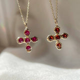 NEW ARRIVAL CROSS VAMPIRE PENDANT NECKLACE_CWMM3783