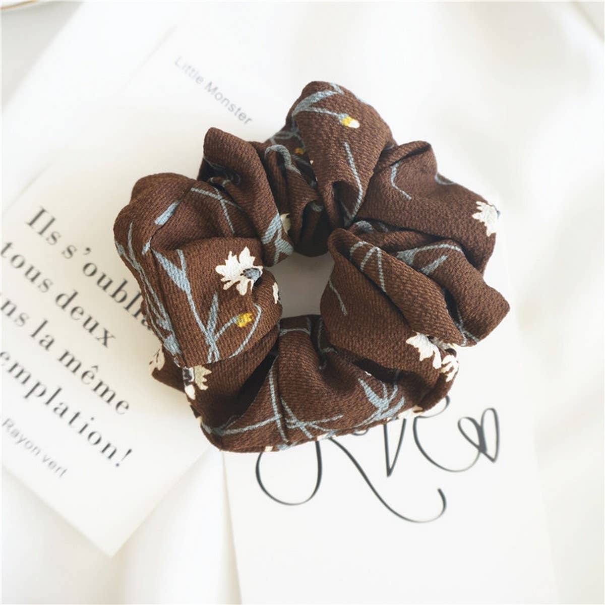CHIFFON FABRIC HAIRBAND HAIR ACCESSORIES HAIR TIE_CWAHA4158