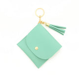 NEW SOLID COLOR CARD HOLDER KEYCHAIN_CWMM1291