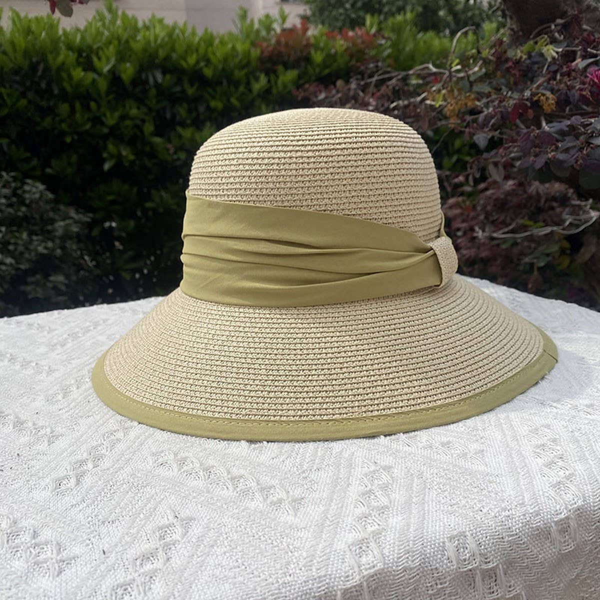 SUMMER SUN PROTECTION OVERSIZED BRIM SUN HAT_CWAH3467