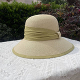 SUMMER SUN PROTECTION OVERSIZED BRIM SUN HAT_CWAH3467