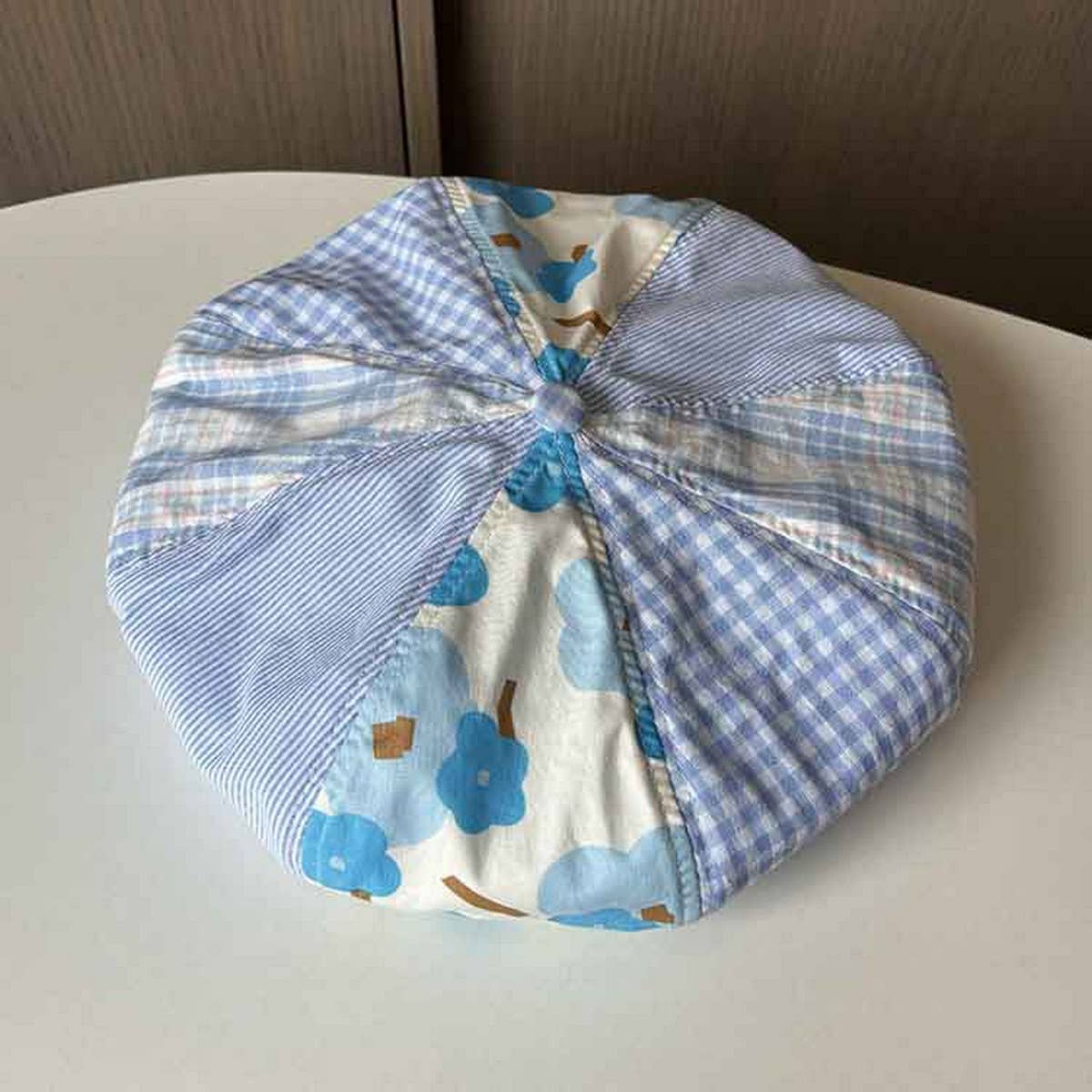 PINK SWEET SPLICING CLOUD BERET_CWAB2904