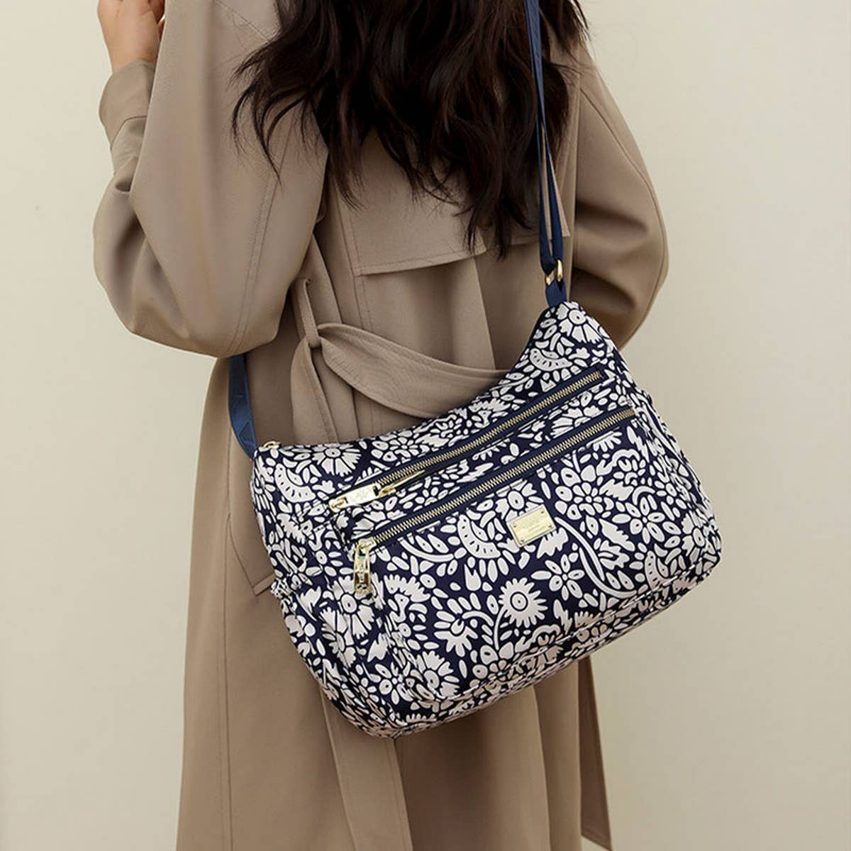 FASHION CASUAL DUMPLING BAG SHOULDER MESSENGER BAG_CWAB3523