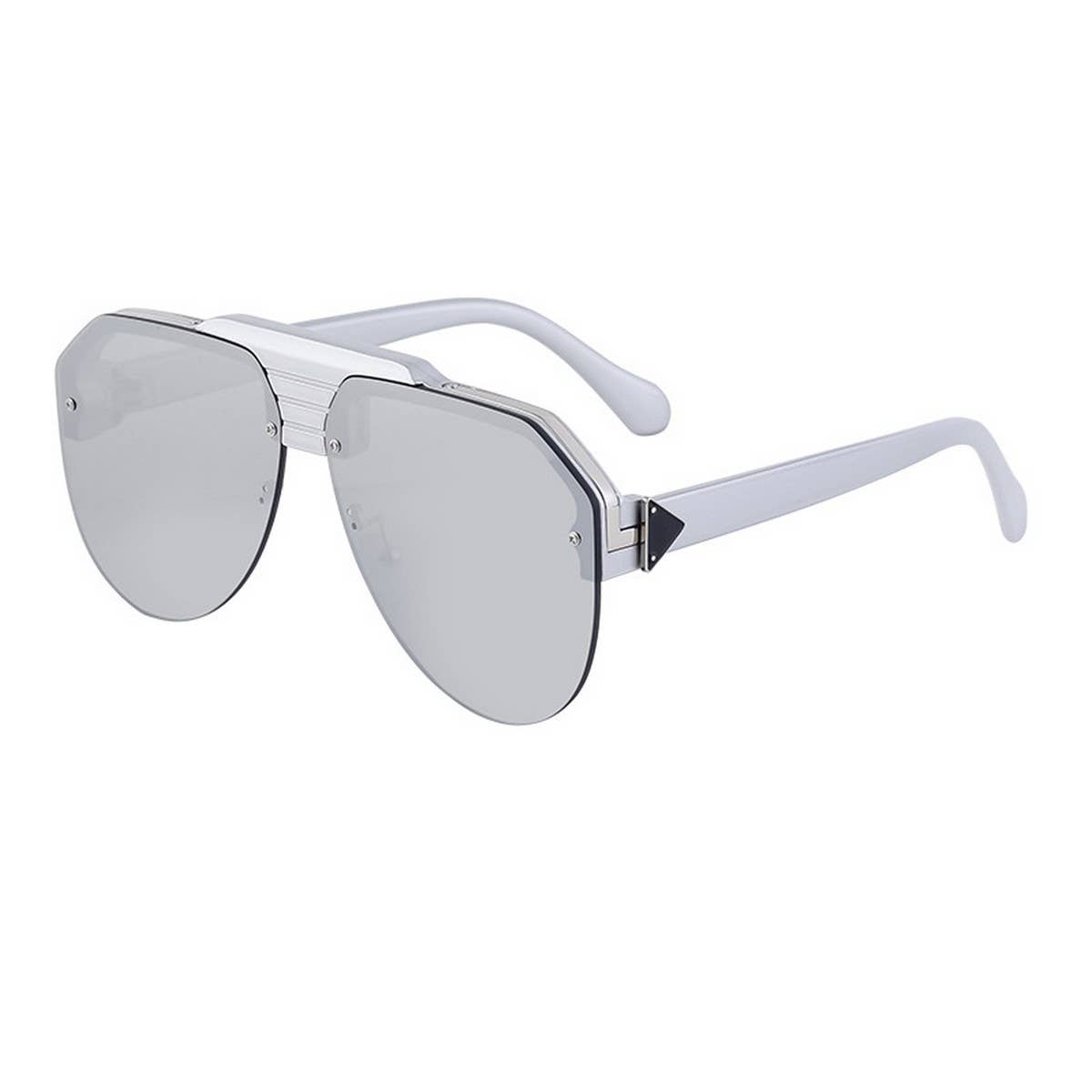 FASHION HALF FRAME TOAD ANTI ULTRAVIOLET SUNGLASSES_CWASG073