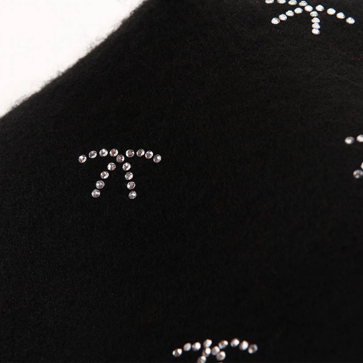 AUTUMN AND WINTER FASHION BOW HOT DIAMOND HAT_CWAH1933