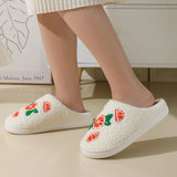 CUTE CARTOON ORANGE WINTER COTTON SLIPPERS_CWMM3069