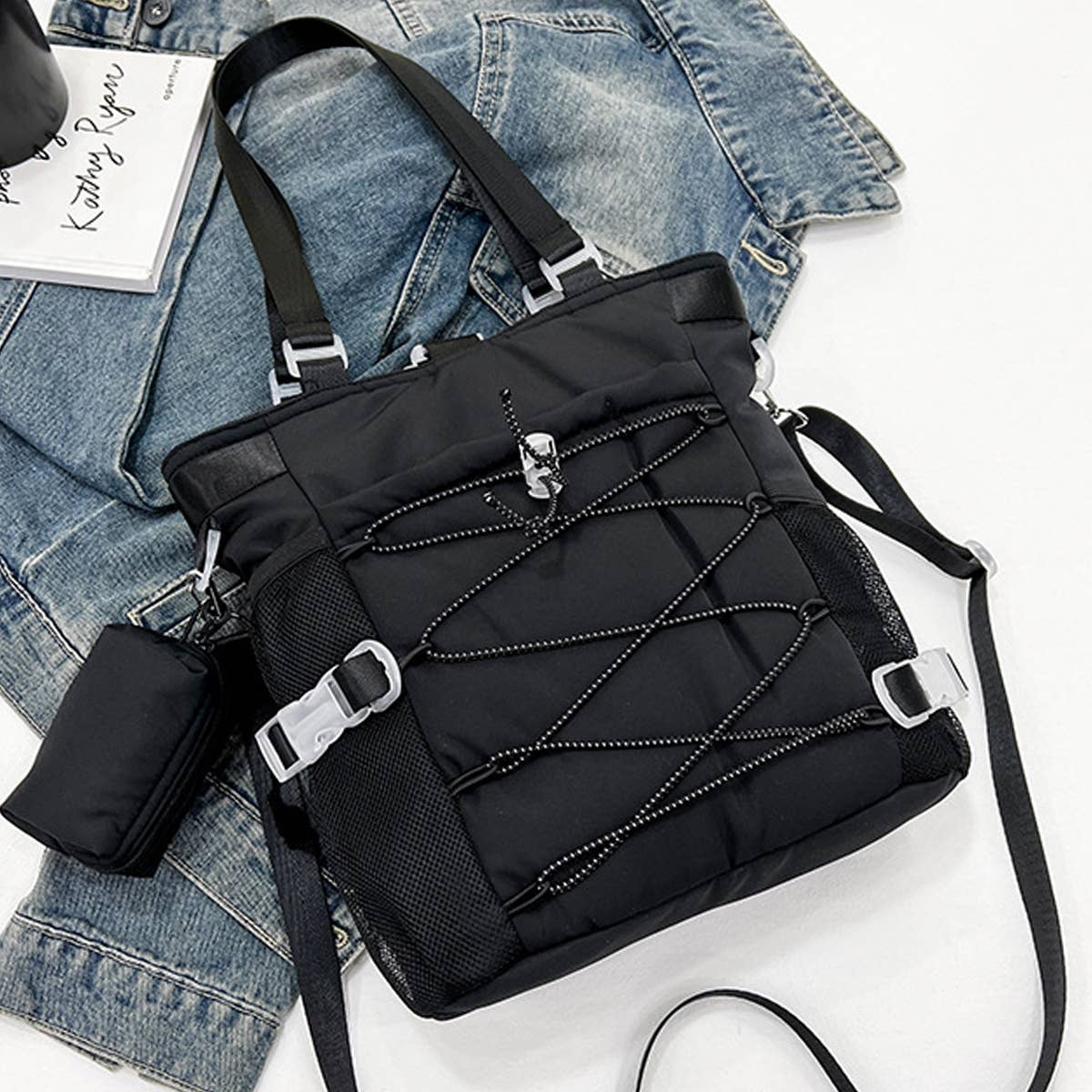 New Drawstring Backpack Shoulder Bag_Cwab1752