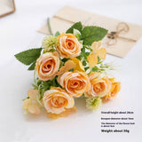 NEW FAUX ELSA ROSE BOUQUET FOR HOME DECOR_CWMM6583