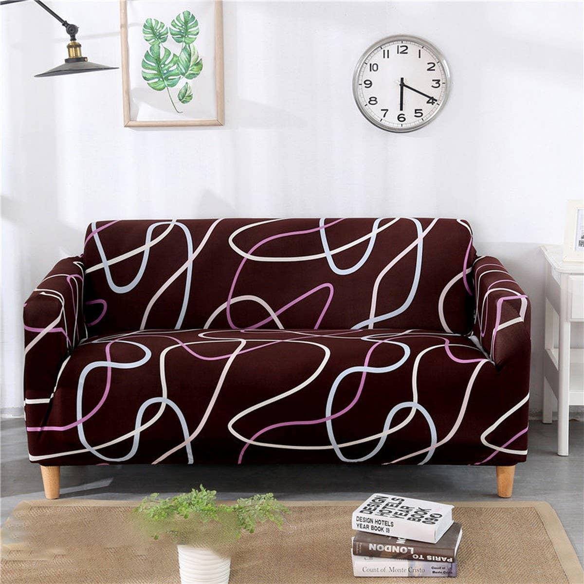 STRETCH SOFA COVER FULL WRAP CHINESE STYLE_CWMM8312