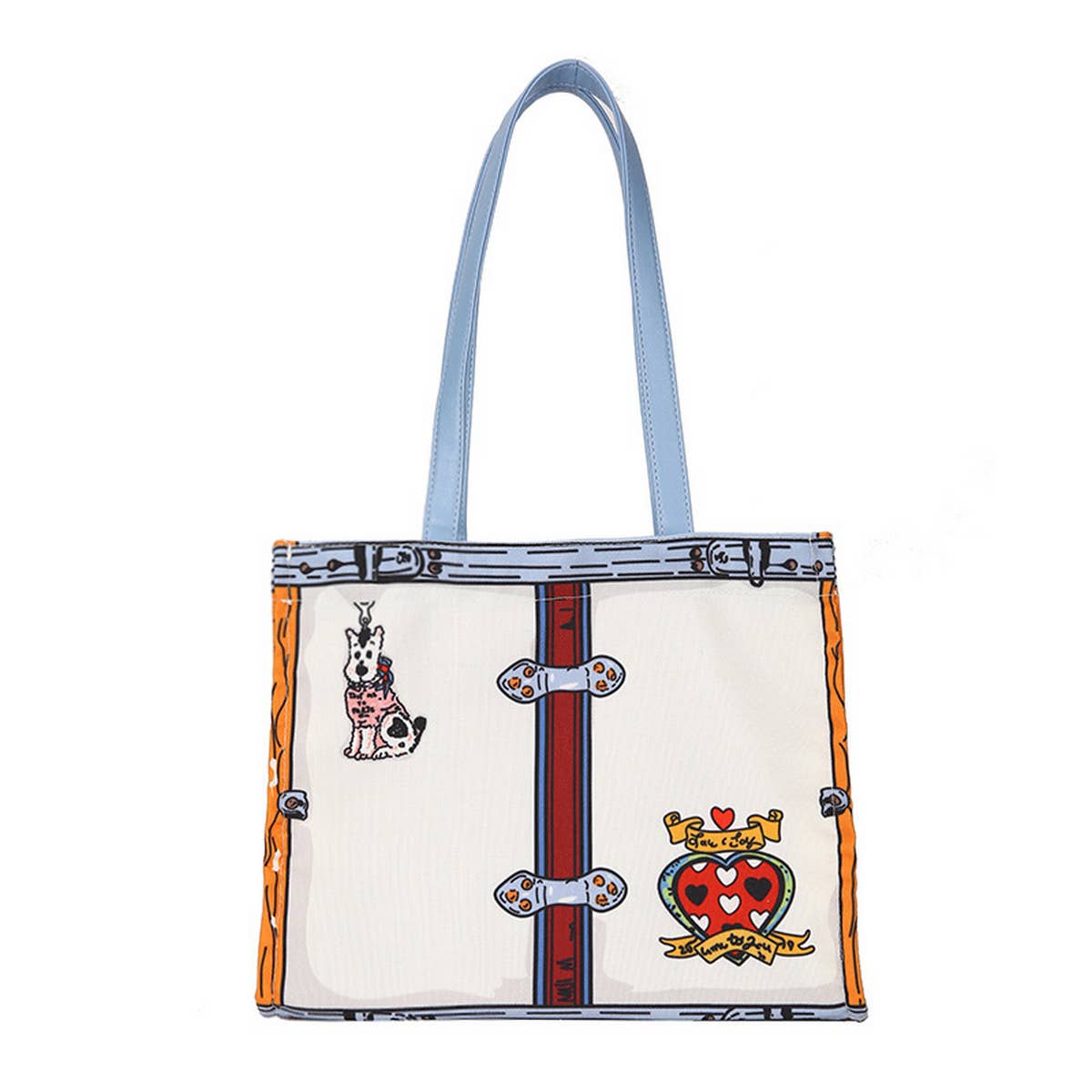 SIMPLE CANVAS ONE SHOULDER HANDBAG_CWAB0999