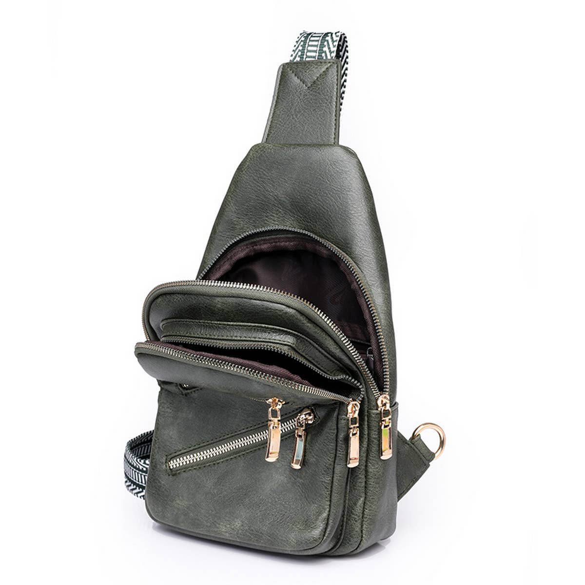 2024 NEW SIMPLE PU CHEST BAG_CWAB2734