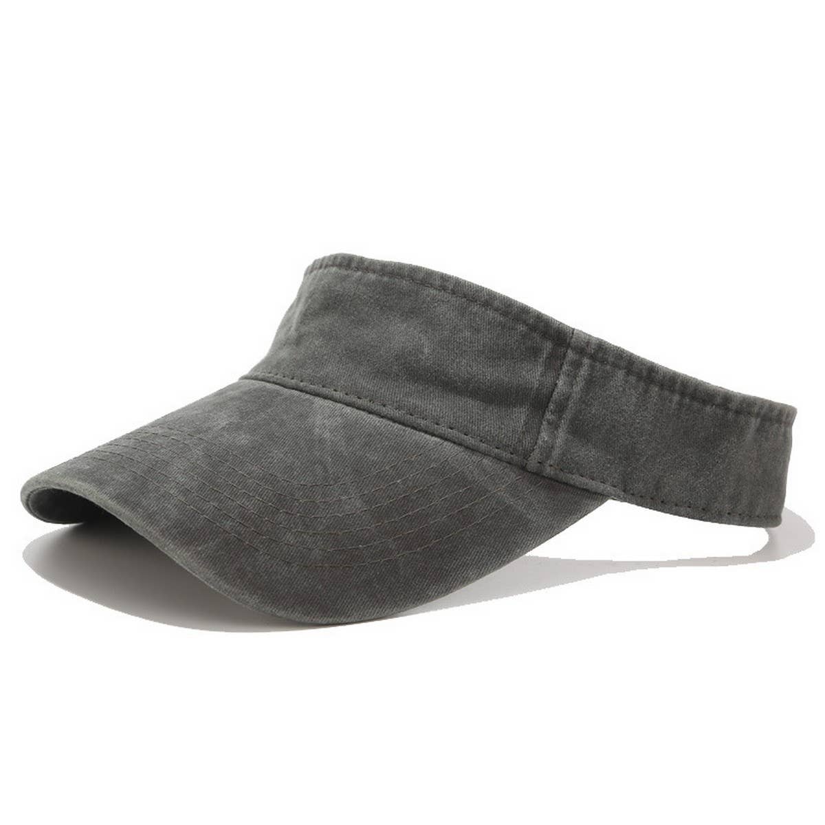 Washed Cotton Visor Hat Street Style Sun Cap_Cwah3306