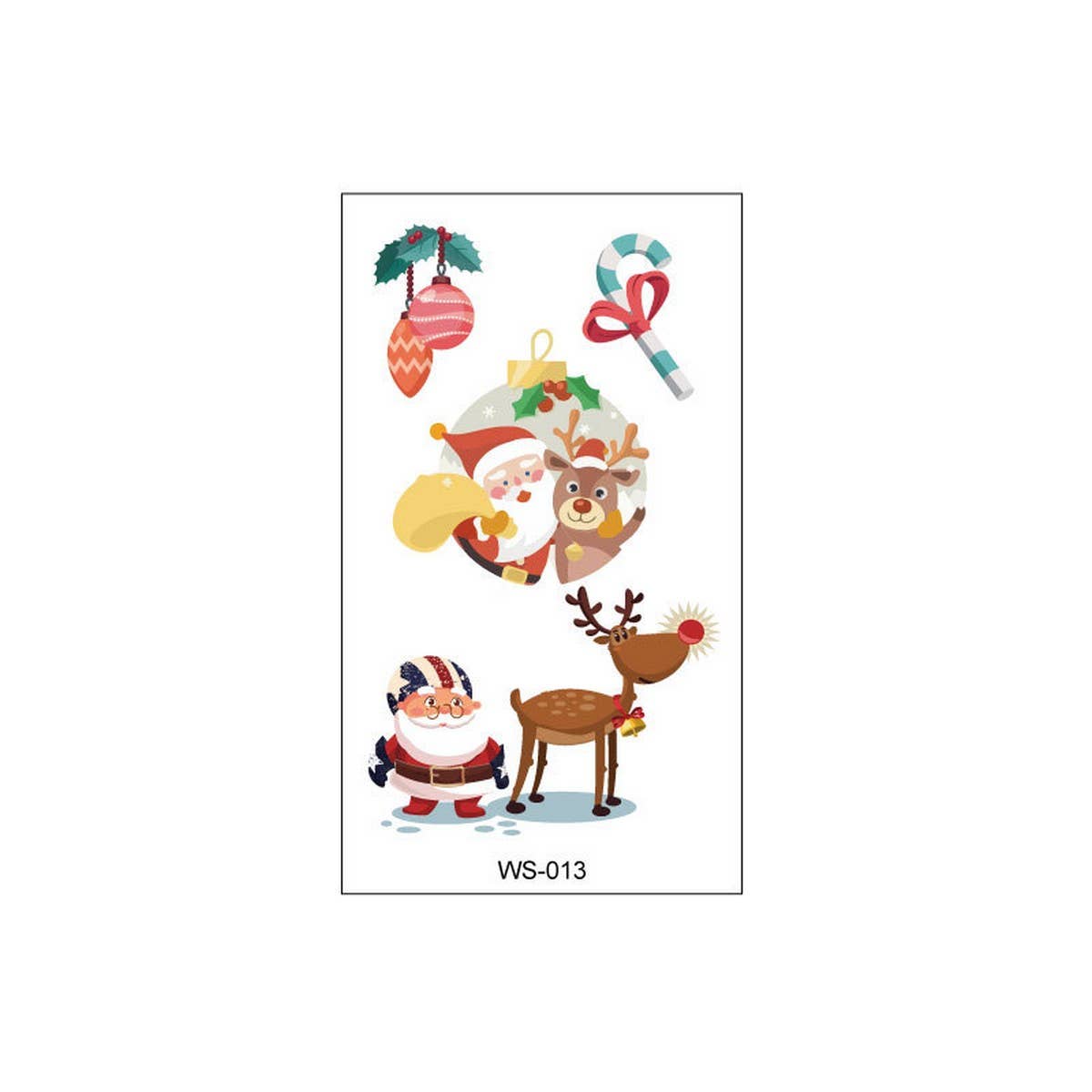 KIDS CHRISTMAS CANDLE TATTOOS FOR HOLIDAY PARTY_CWMM8261