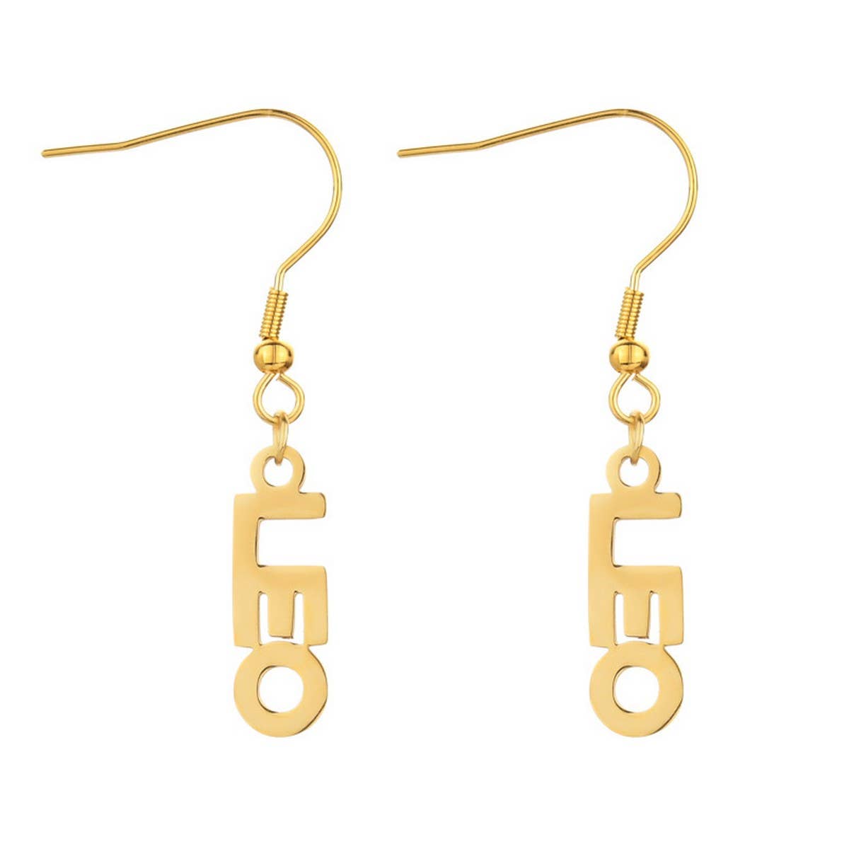 STAINLESS STEEL 12 CONSTELLATION LETTER PENDANT_CWMM2725