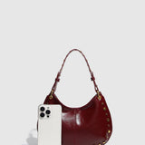 Trendy Studded Boston Shoulder Handbag_Cwab5713