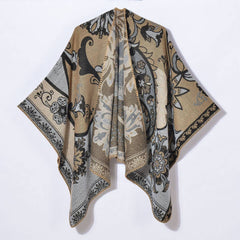 Vintage Cashew Pattern Cardigan Shawl_Cwasc0950