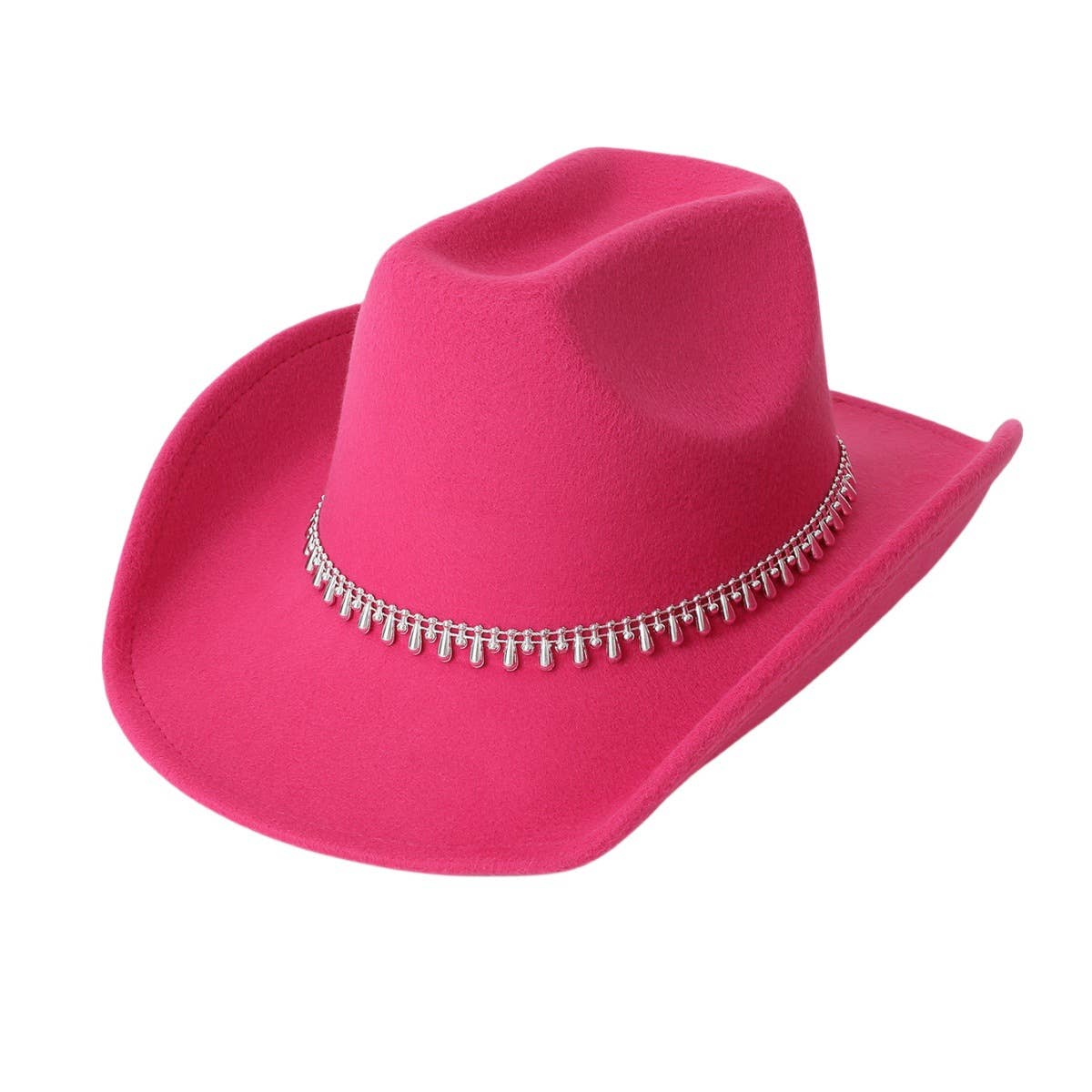 Western Cowboy Hat With Diamond Sword Chain_Cwah3633