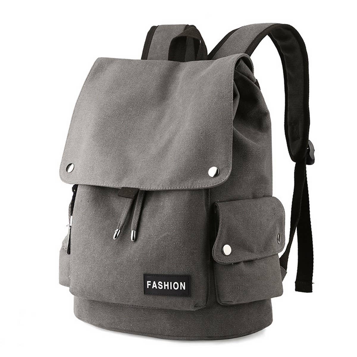 BACK TO SCHOOL CANVAS BACKPACKS DRAWSTRING CLOSURE_CWAB2216