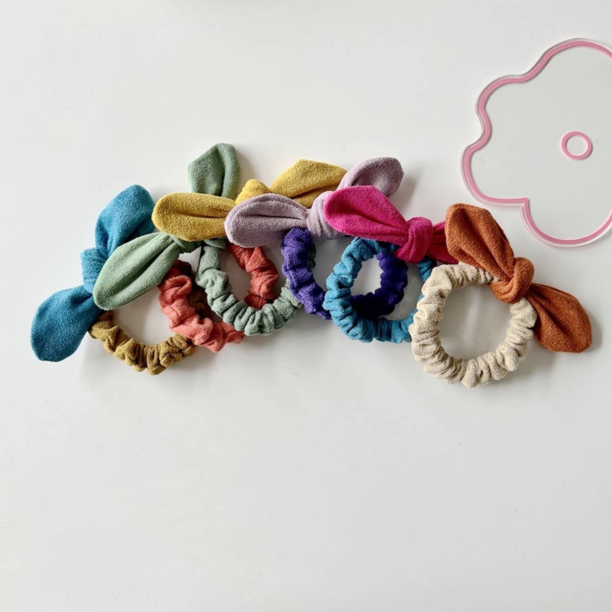 CHILDRENS NEW BOW COLOR MATCHING HAIR ROPE_CWAHA1823