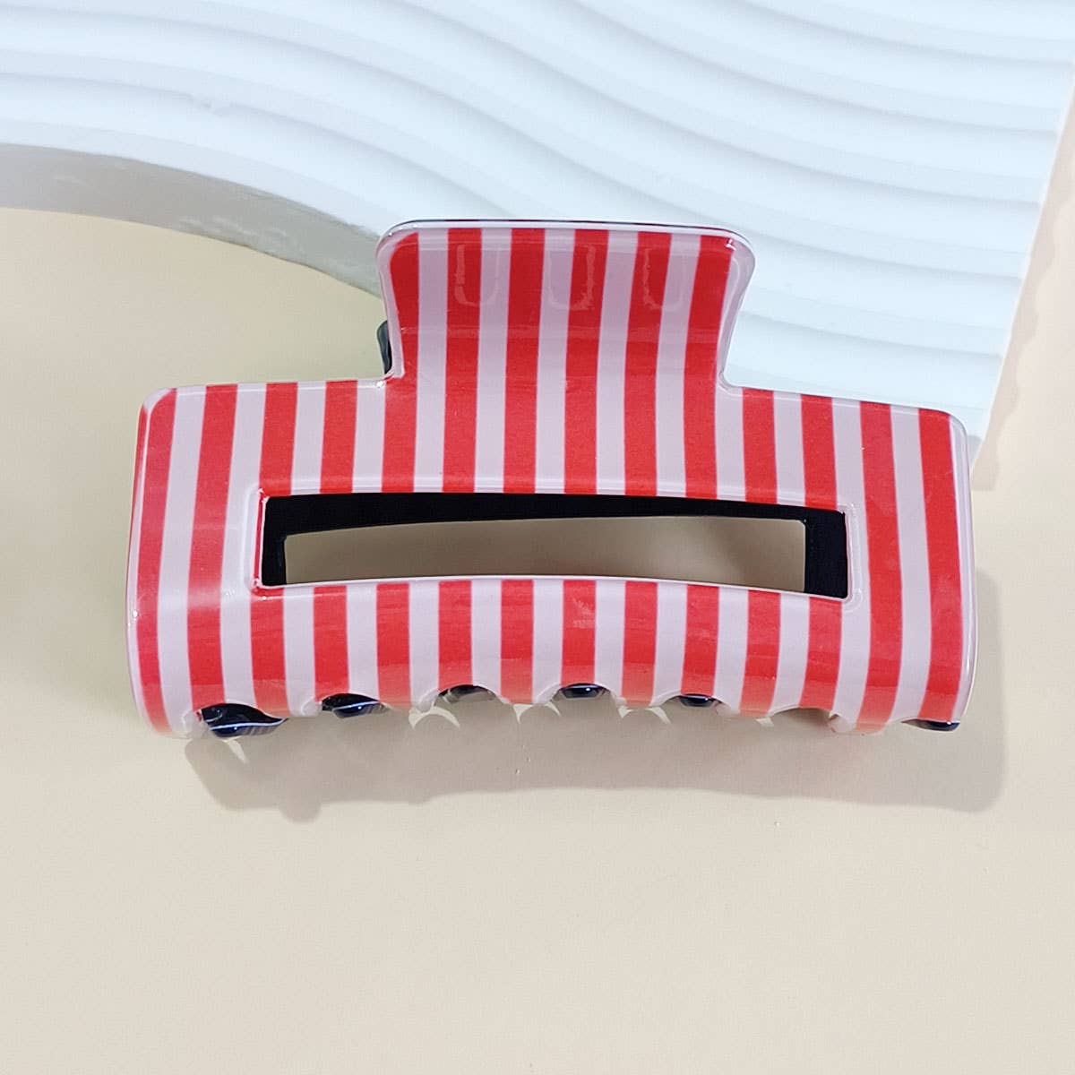 4TH OF JULY RECTANGLE HAIR CLAW CLIPS_CWAHA0700