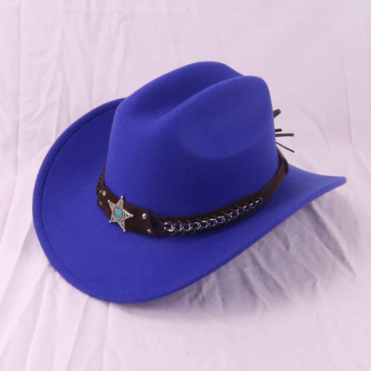 Ven Western Cowboy Hat With Turquoise Star Band_Cwah3661