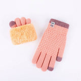 DOUBLE LAYER KNITTED TOUCHSCREEN FLEECE GLOVES_CWAG0235