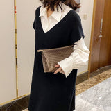 Simple Large Capacity Woven Cosmetic Bag_Cwab4488