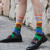 STREET SKATEBOARDING MID TUBE TIDE SOCKS_CWMS0164