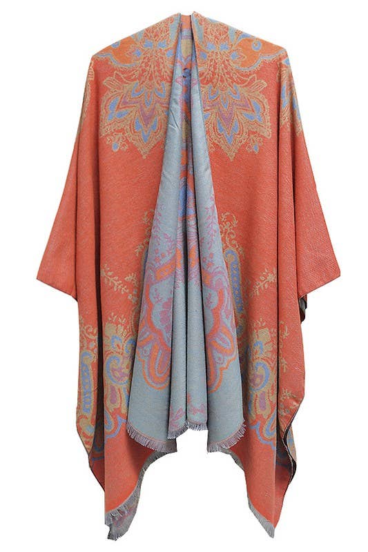 FLORAL FASHION SHAWL WRAP_CWASC035