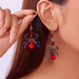 HALLOWEEN SPIDER CREATIVE EARRINGS_CWAJE2412