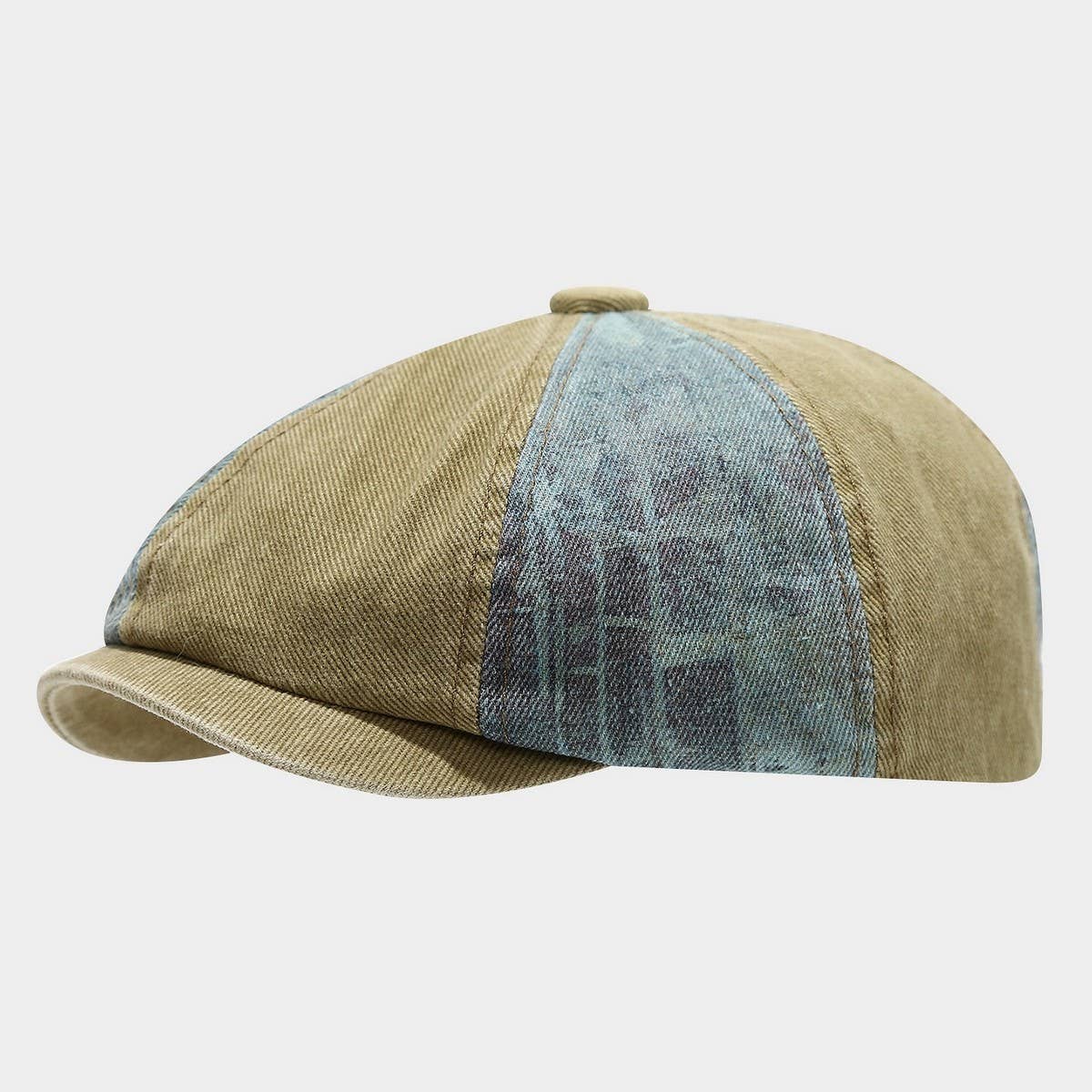 Vintage Washed Newsboy Cap For Men Women_Cwah04572