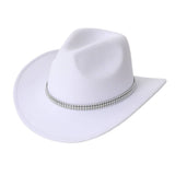 Wool Cowboy Hat With Triple Rhinestone Bands_Cwah3639