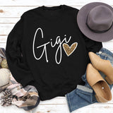 Valentine  Letter Printed Long Sleeve Sweatshirt_Cwtstl0969