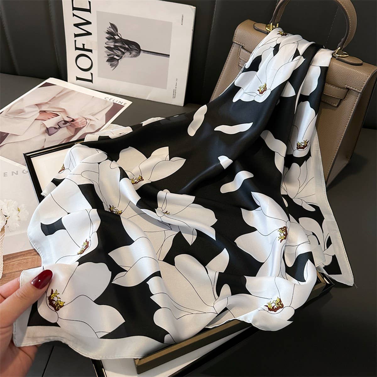 NEW SWEET PRINTED VERSATILE SUNSCREEN SCARF SHAWL_CWASC1434