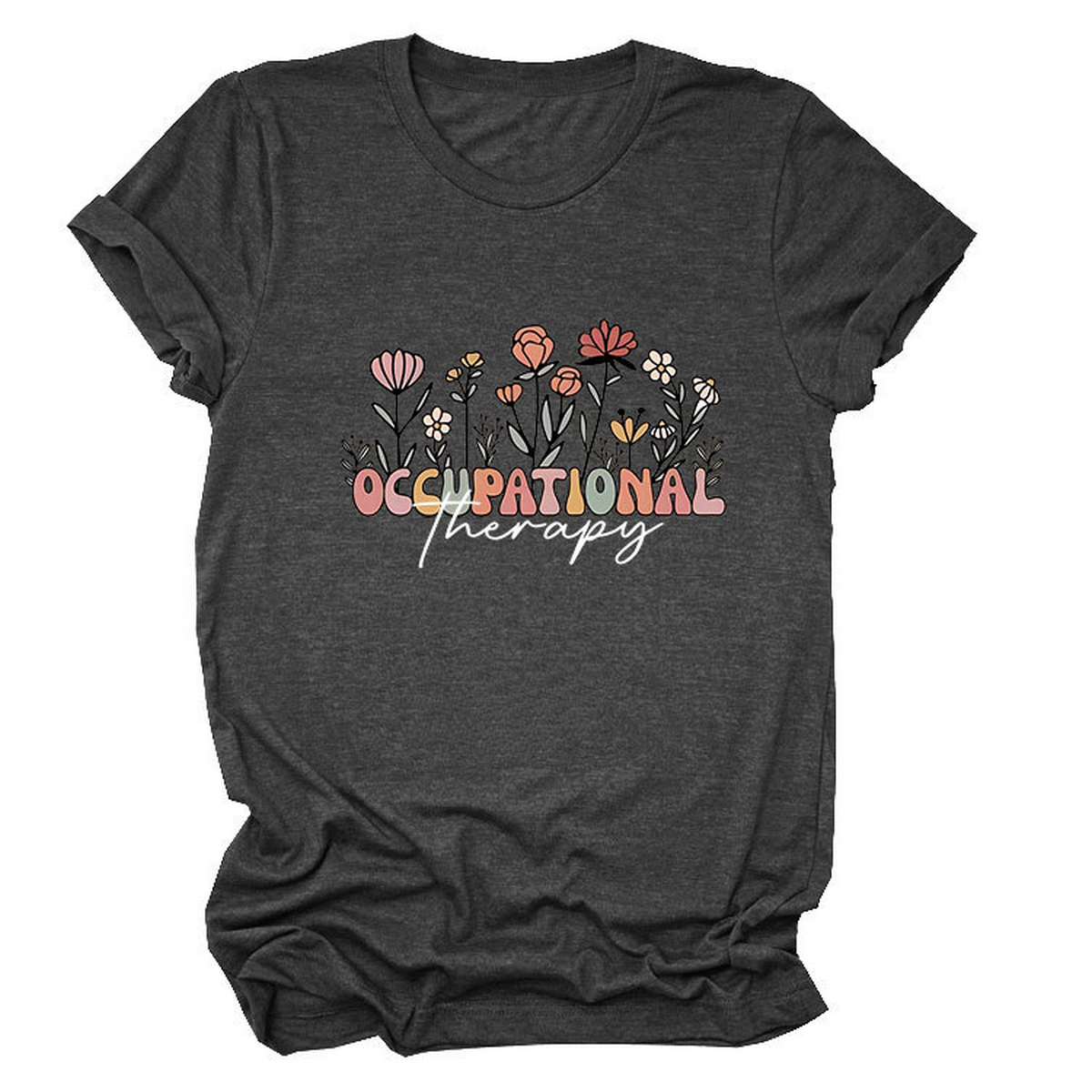 CASUAL CREW NECK TEE OCCUPATIONAL THERAPY THEME_CWTTS1531