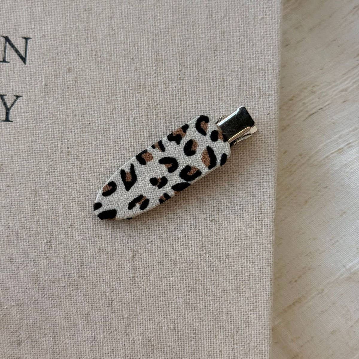 Houndstooth Hair Clip Elegant Lazy Style_Cwaha07909