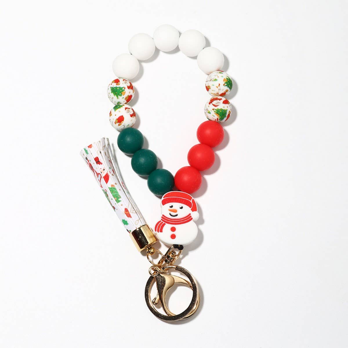 GLOWINTHEDARK HALLOWEEN KEYCHAIN SILICONE BRACELET_CWAB5098