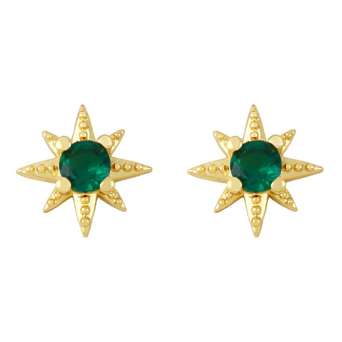 MINIMALIST STAR STUDDED DIAMOND EARRINGS_CWAJE1010