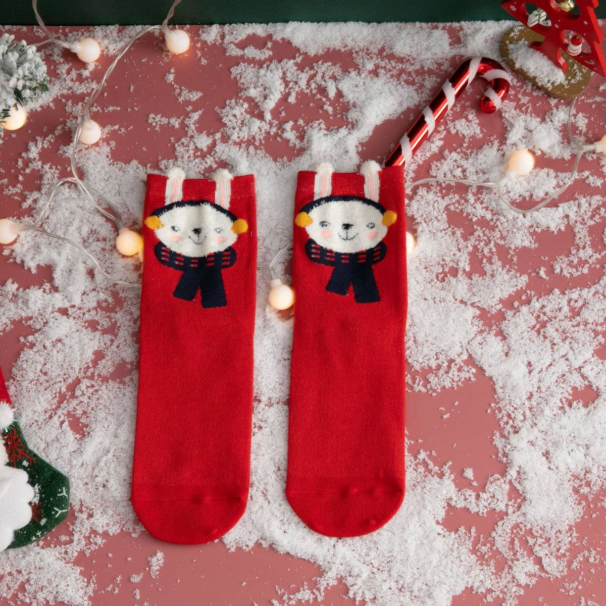 CHRISTMAS SOCKS ELK OLD MAN SOCKS_CWMS0625