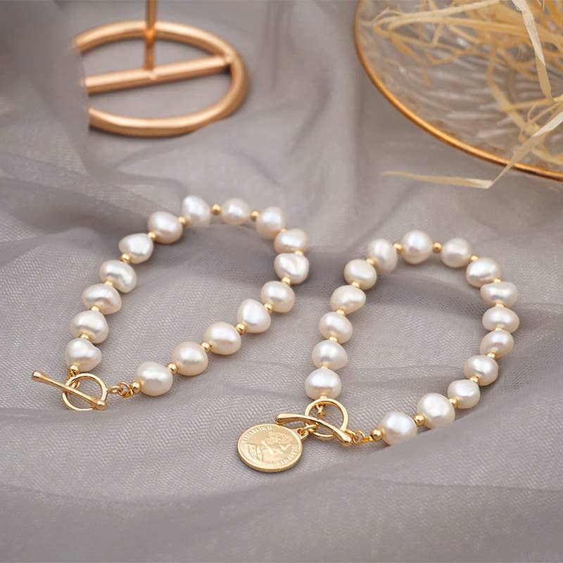 Baroque Freshwater Pearl Bracelet_Cwaje4516