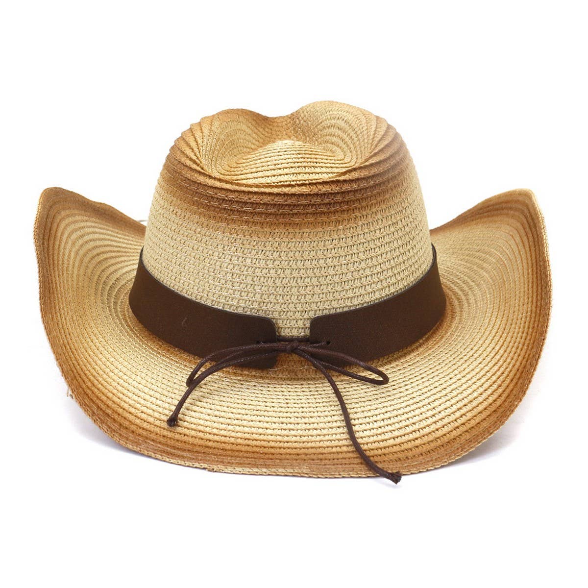 OUTDOOR BEACH SUN HAT WESTERN COWBOY STRAW HAT_CWAH1254