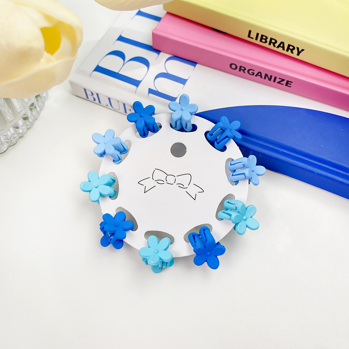 10PCS MINI HAIR CLAW SET CANDY COLOR CUTE CLIPS_CWAHA0716