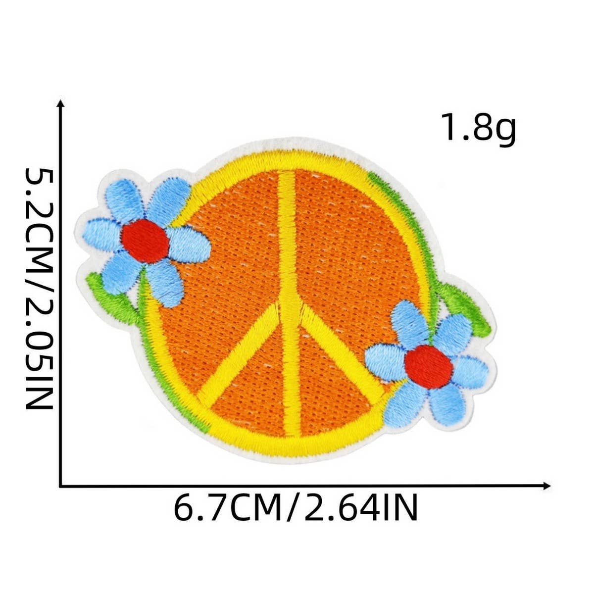 GRAFFITI DECORATED SUITCASE EMBROIDERED PATCH_CWMM4045