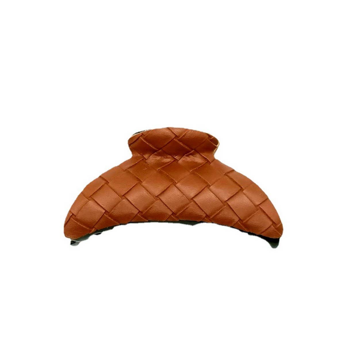 Ven Lattice Pu Leather Ethnic Hair Claw_Cwaha6379